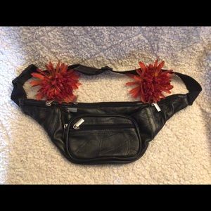 Leather fanny pack